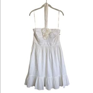 NWT Maggy London Rosette Halter Dress Sz 12